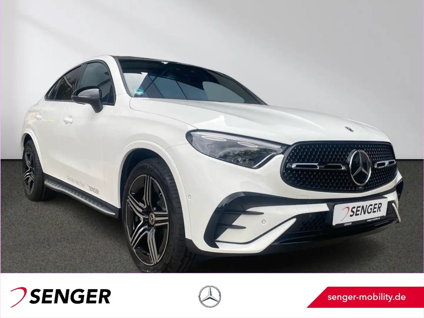 Mercedes-Benz GLC 200 4M Coupé AMG Panorama 360°-Kamera AHK Weiß - 1