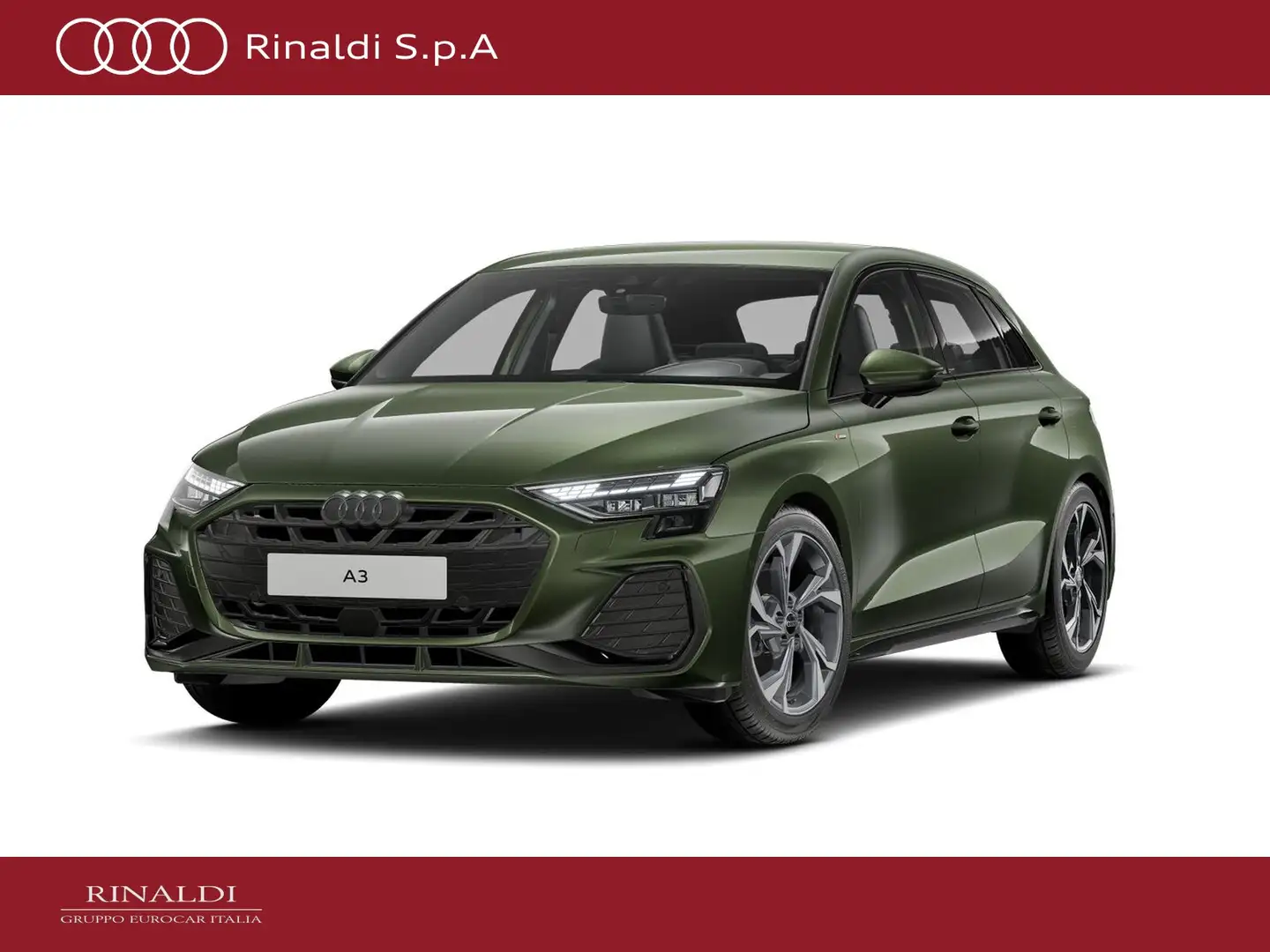Audi A3 sportback 35 1.5 tfsi mhev s line edition s-tronic Verde - 1