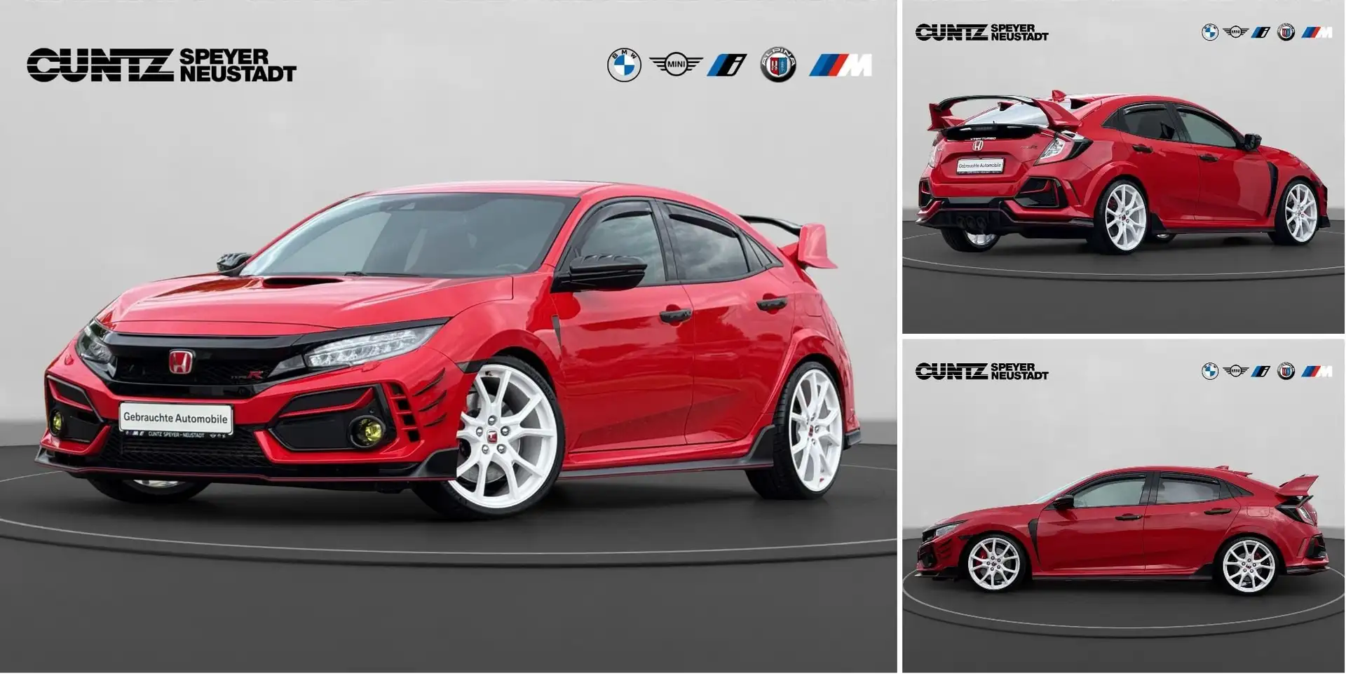 Honda Civic Type R GT 2.0 VTEC Turbo Eventuri Ansaugung Remus- Rojo - 1