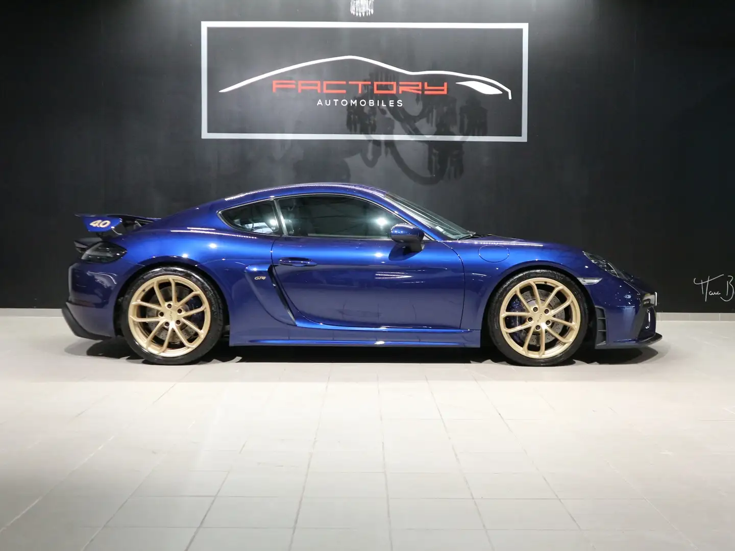 Porsche Cayman (982) 4.0 420CH GT4 EURO6D-T Bleu - 2