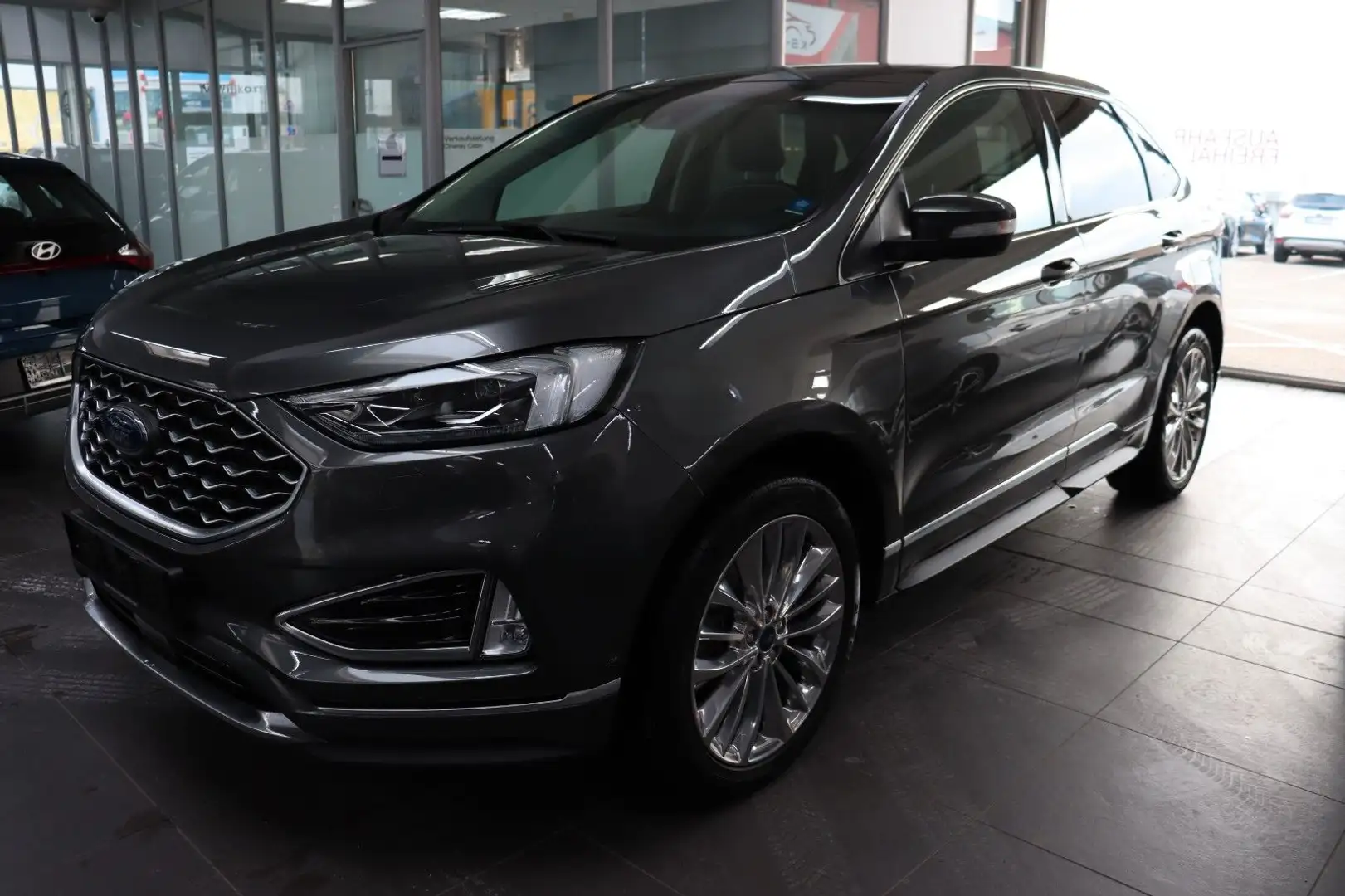 Ford Edge 2.0D Vignale 4x4 Pano Leder AHK Gris - 1