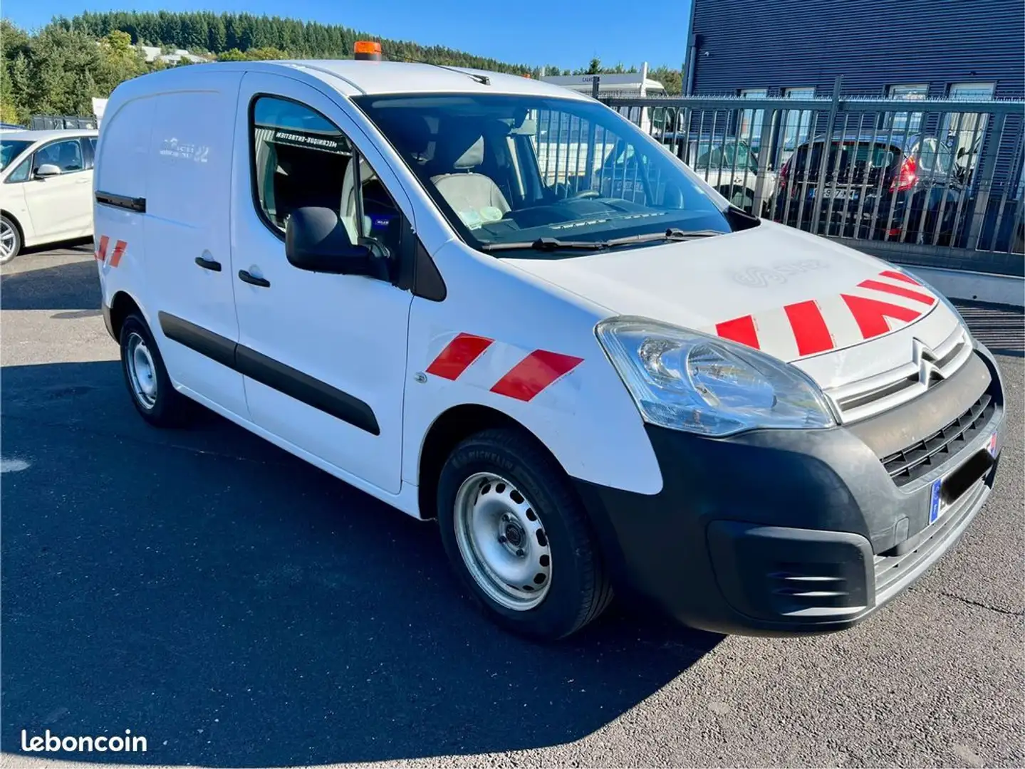 Citroen Berlingo VU BlueHDi 100 BVM Club M Blanc - 2