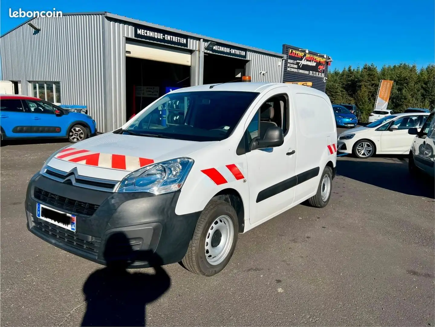 Citroen Berlingo VU BlueHDi 100 BVM Club M Blanc - 1