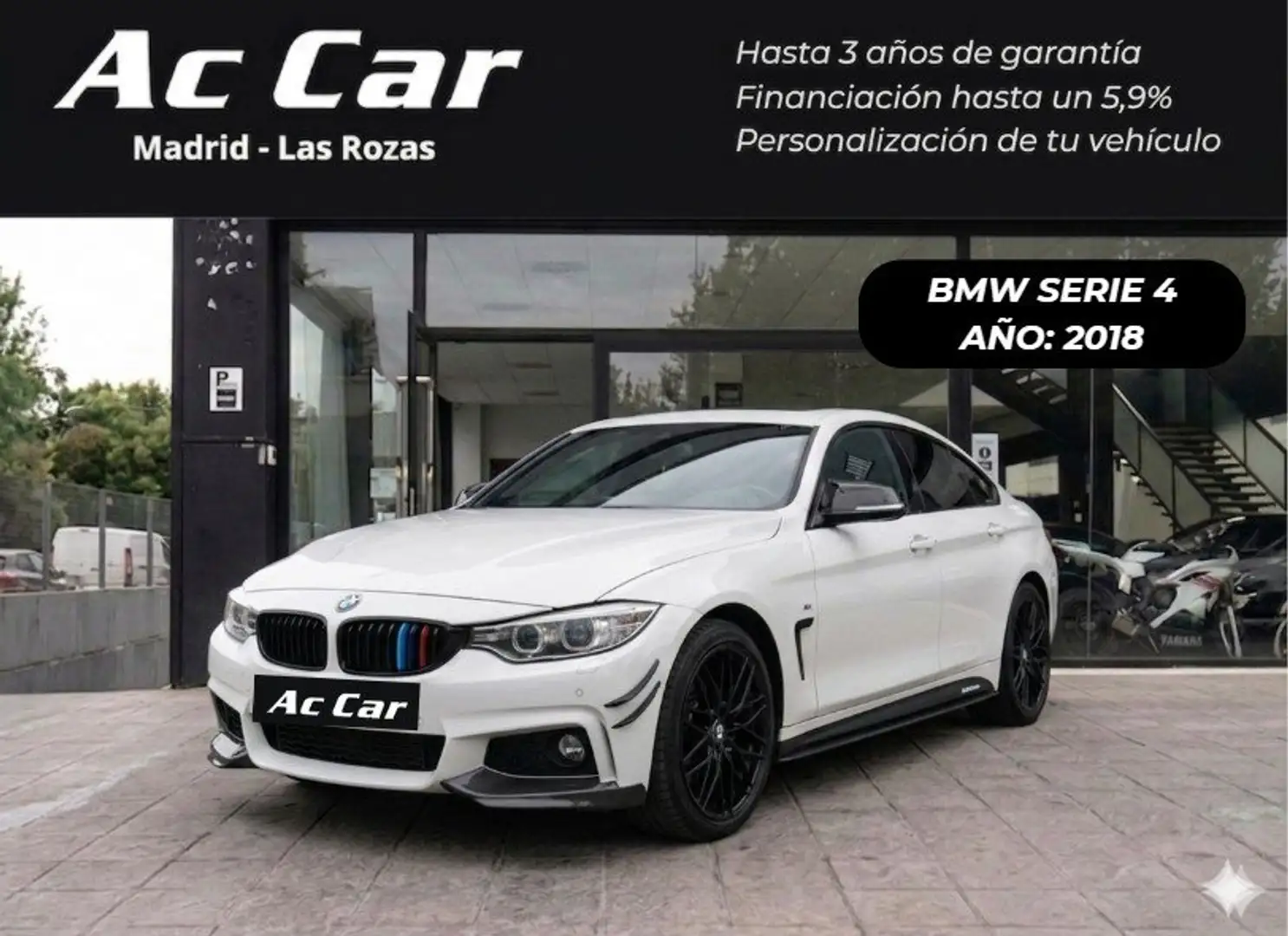 BMW 420 420dA Gran Coupé Blanco - 1