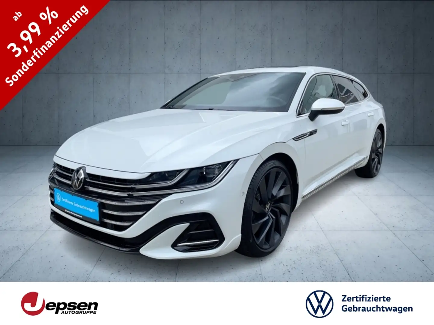 Volkswagen Arteon Shooting Brake R-Line 4M DSG AHK+Stdhz Weiß - 1