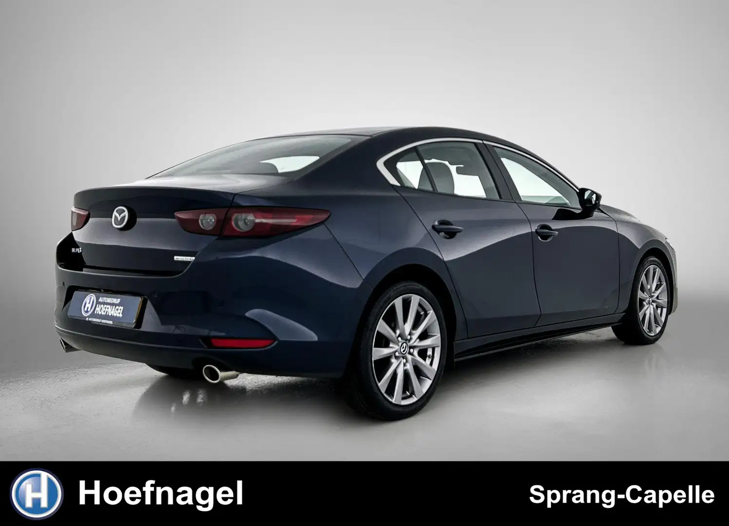Mazda 3 2.0 e-SkyActiv-G M Hybrid 122 Luxury | Adaptive Cr Blauw - 2