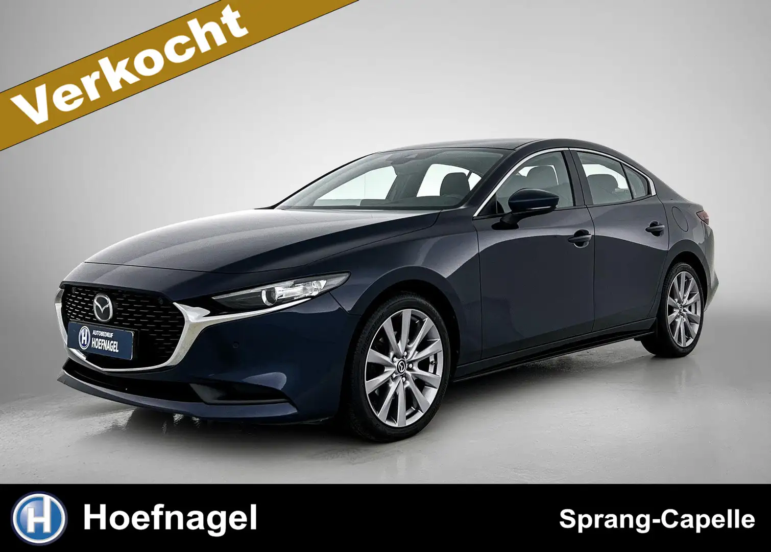 Mazda 3 2.0 e-SkyActiv-G M Hybrid 122 Luxury | Adaptive Cr Bleu - 1