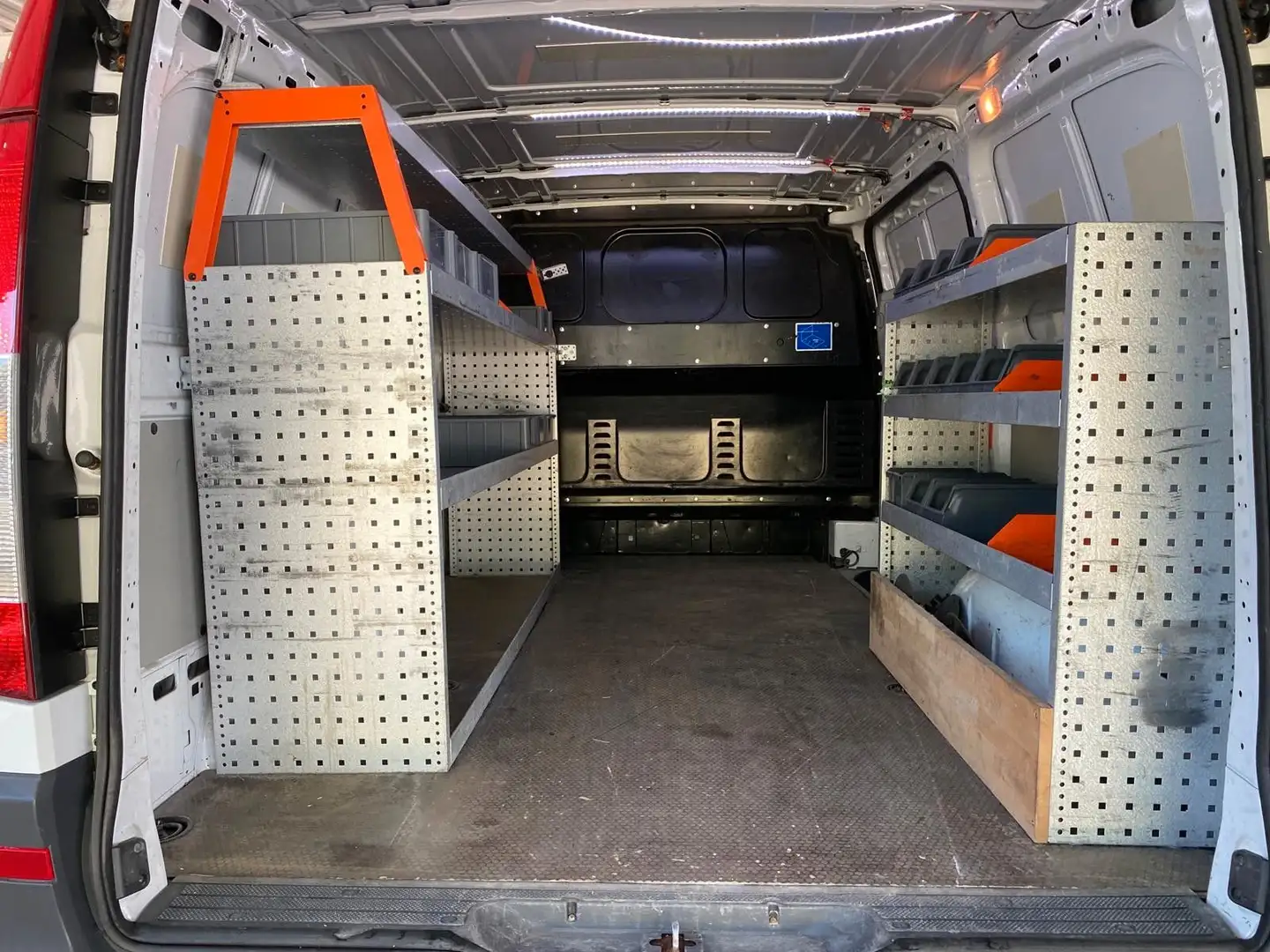 Mercedes-Benz Vito Kasten 113 CDI Lang*Garantie*Sortimo Regale Blanco - 2