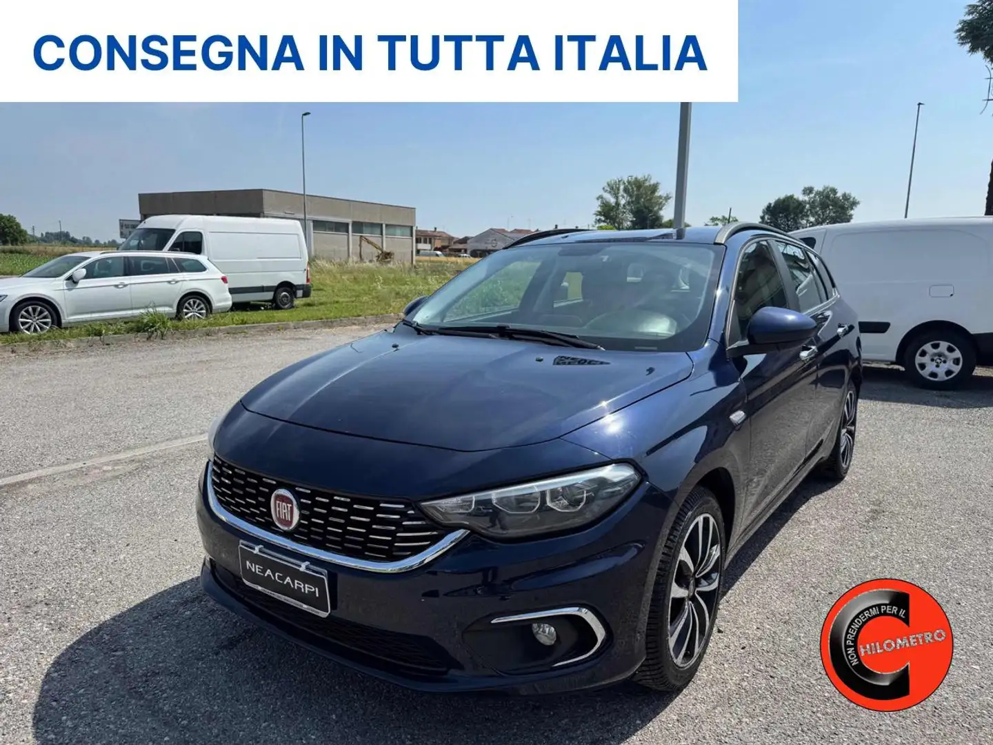 Fiat Tipo 1.6 MJT SW LOUNGE-SENSORI-TELECAMERA-CERCHI17-LEED Azul - 1