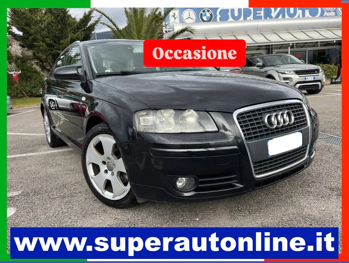 Audi A3 SPB 2.0 16V TDI Ambition Schwarz - 1
