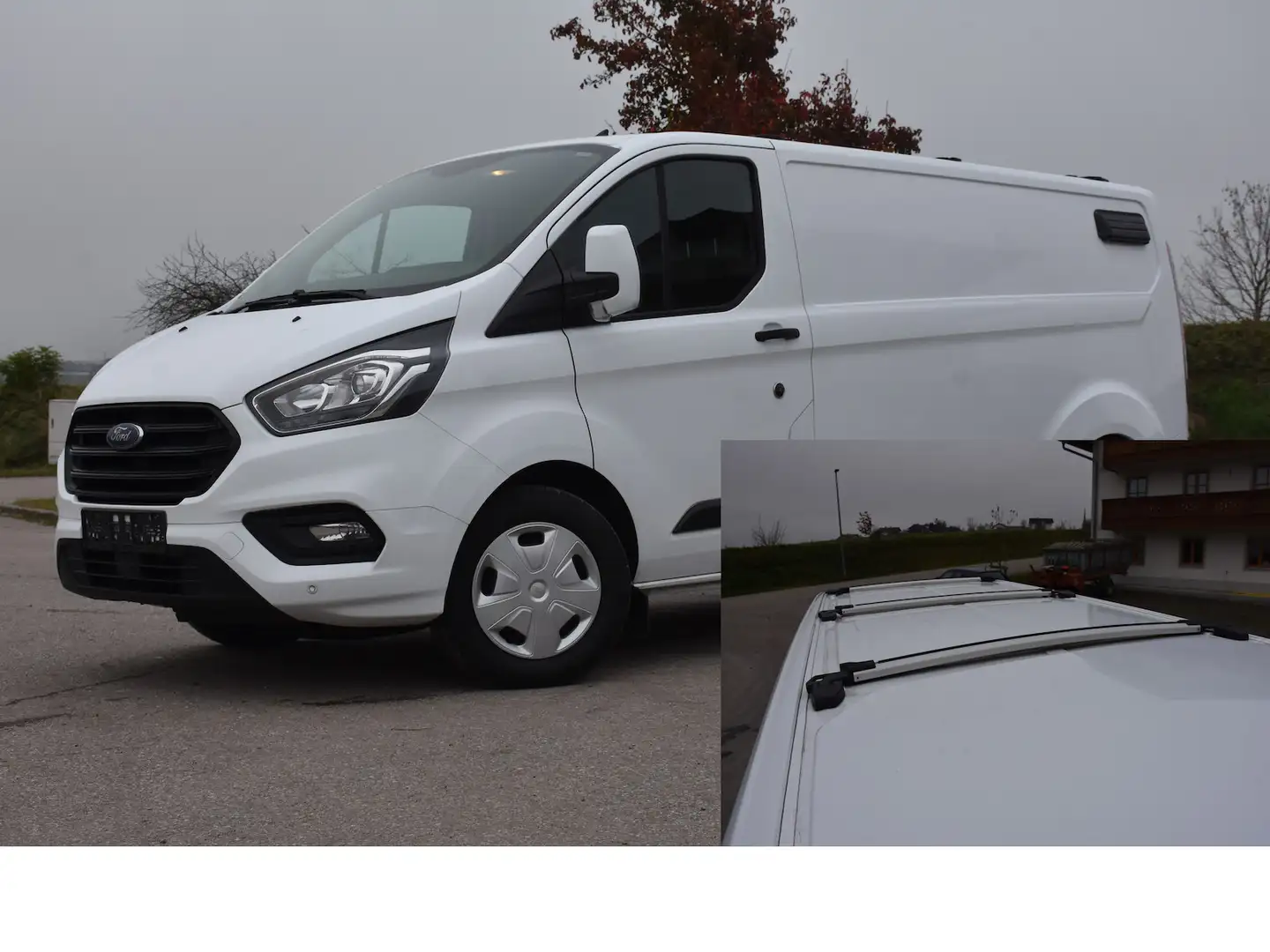 Ford Transit Custom 340 L2 Trend/AHK/Dachtäger/Sitzh Weiß - 1