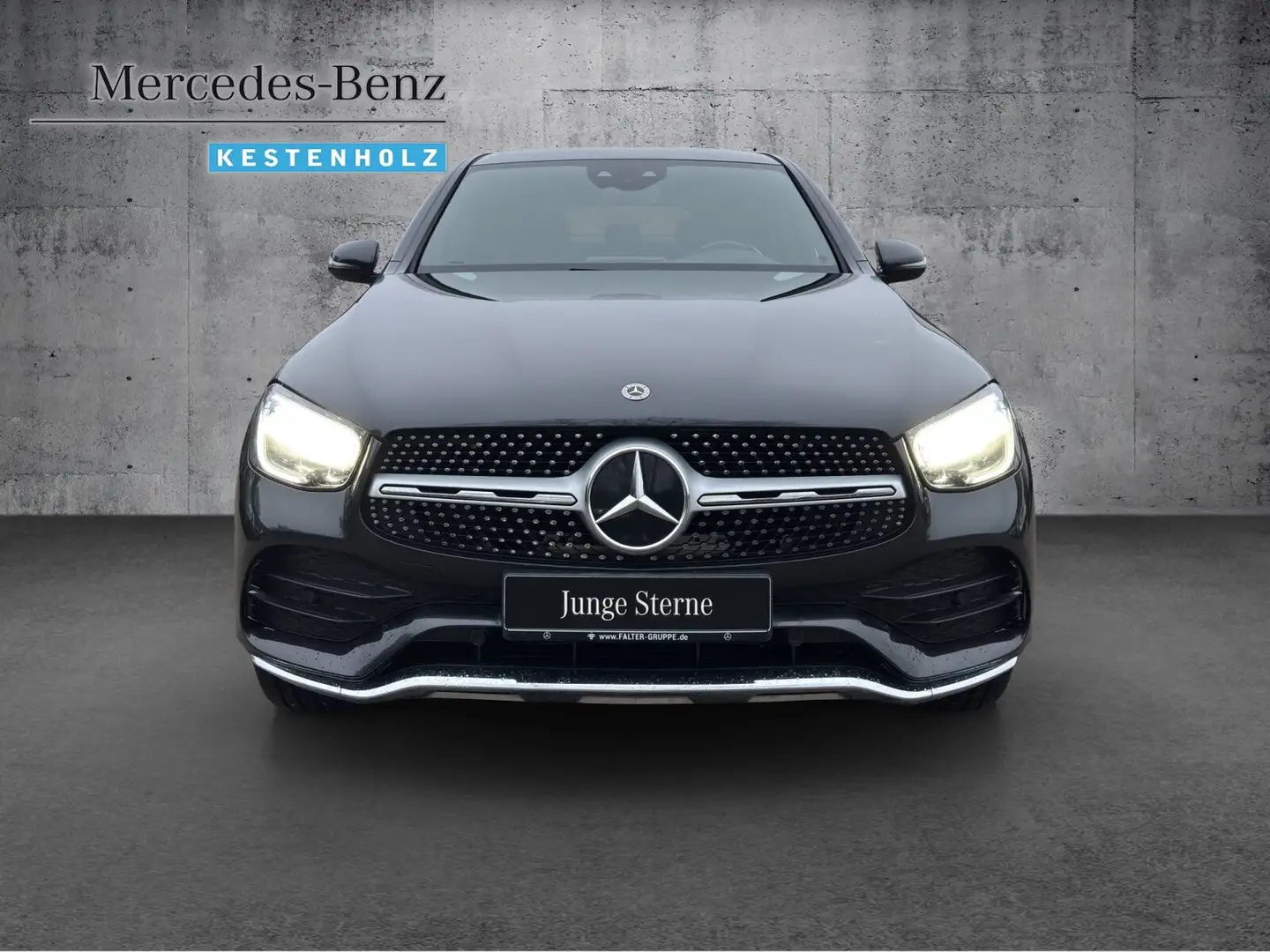 Mercedes-Benz GLC 300 GLC 300 de 4M Coupé AMG+AHK+DISTR+SITZKL+KAM+HUD Gris - 2