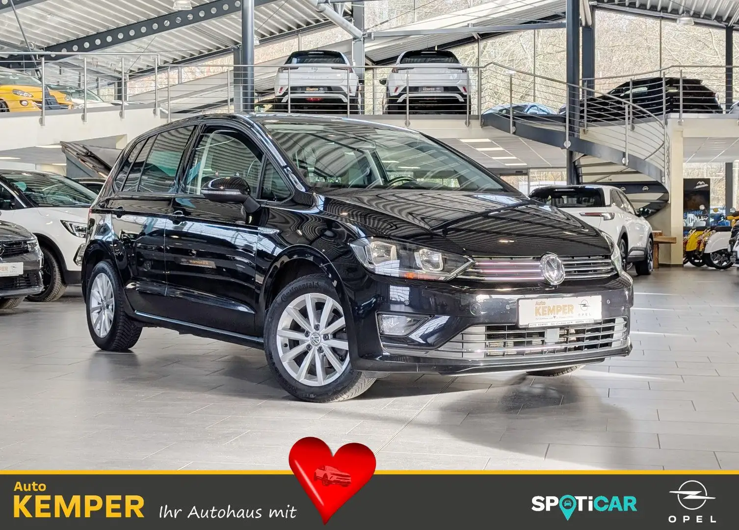 Volkswagen Golf Sportsvan 1.2 TSI Lounge *AHK*Navi* Noir - 1
