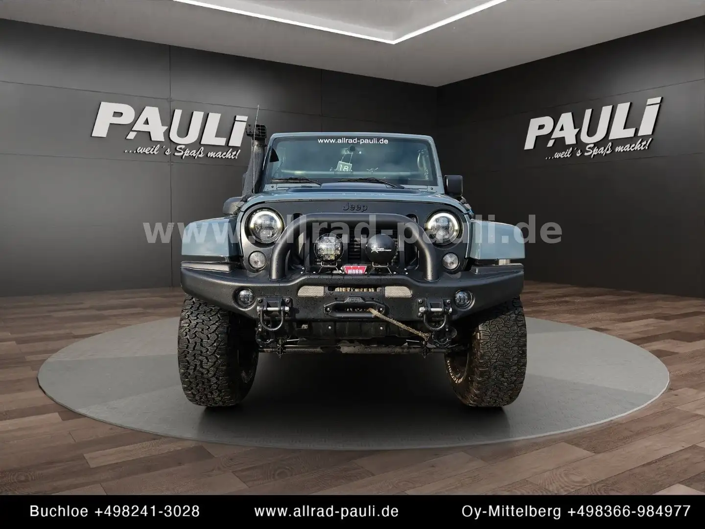 Jeep Wrangler 2.8 CRD Sahara, fast Rubicon | Halfdoor Gris - 2