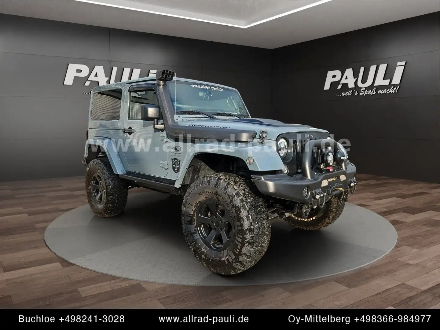 Jeep Wrangler 2.8 CRD Sahara, fast Rubicon | Halfdoor Gris - 1