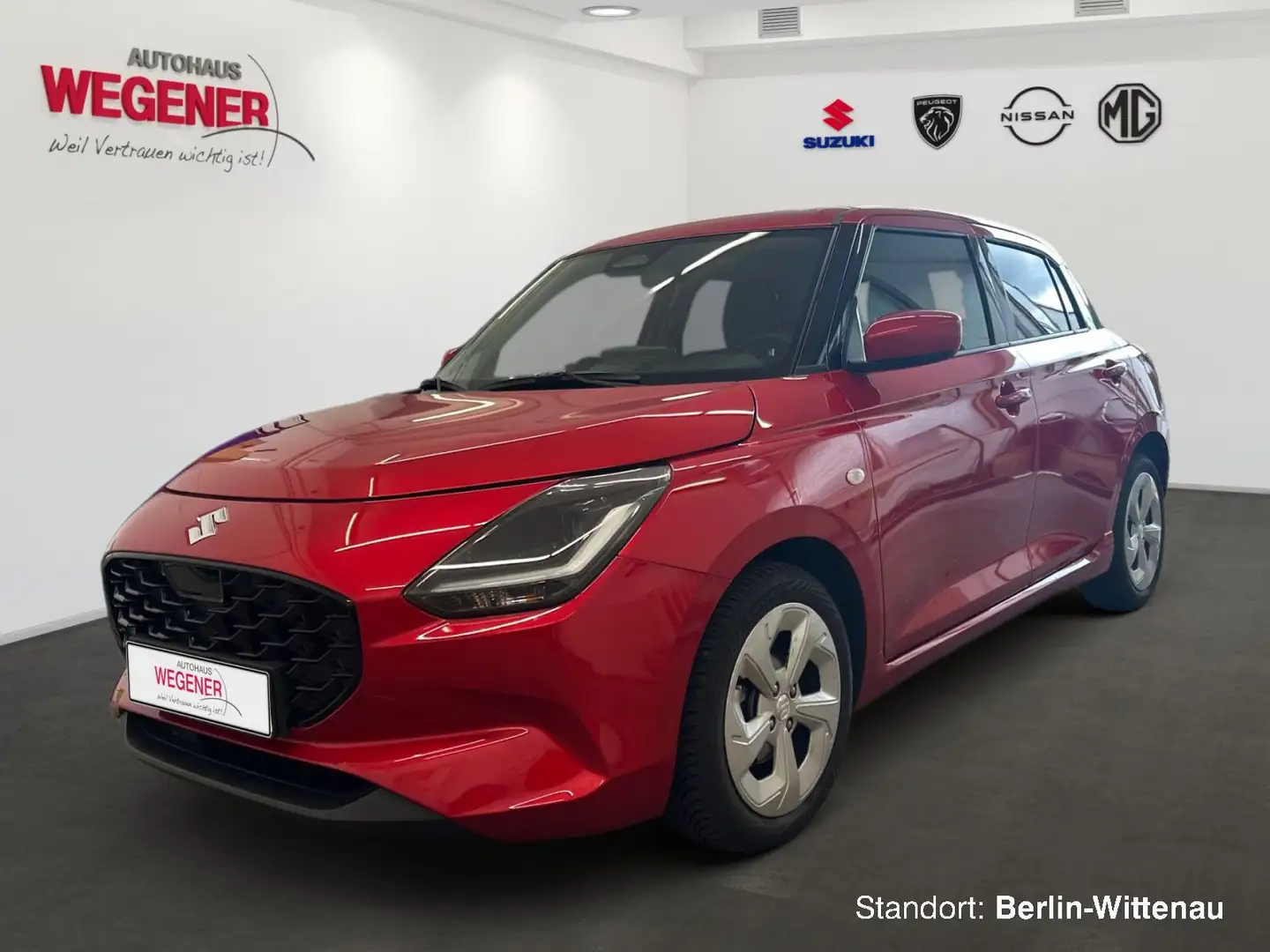 Suzuki Swift SWIFT VVT Hybrid 1.2 CVT LED NAVI KAM SHZ Rouge - 1