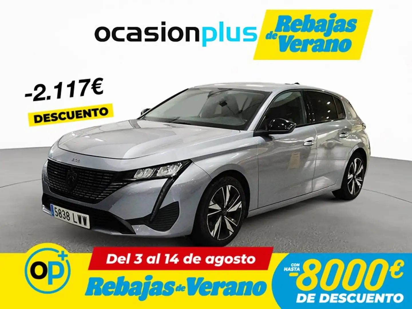 Peugeot 308 1.5 BlueHDi S&S Allure 130 Gris - 1