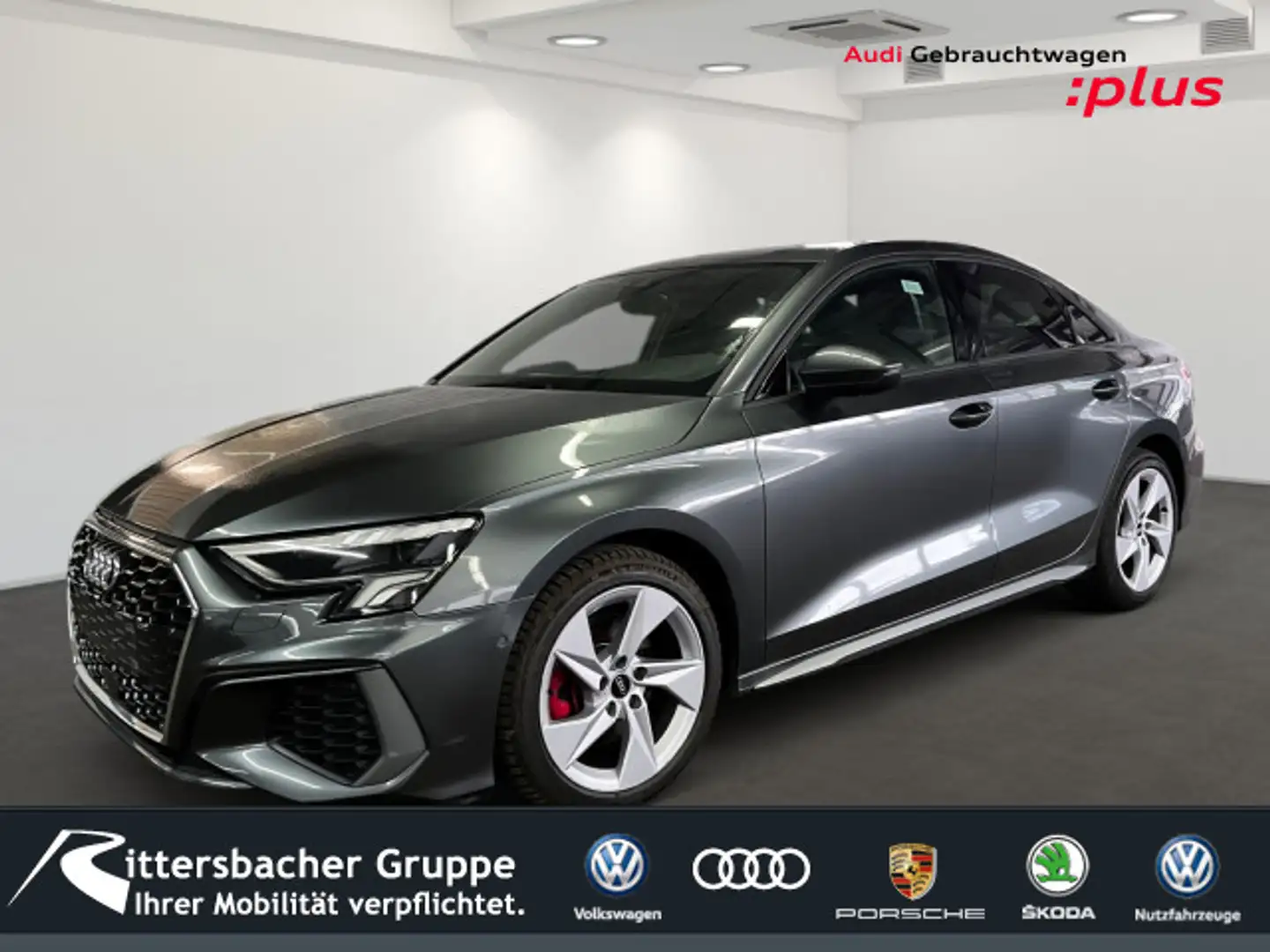 Audi A3 35 TDI s-line LED RFK B&O Gris - 1
