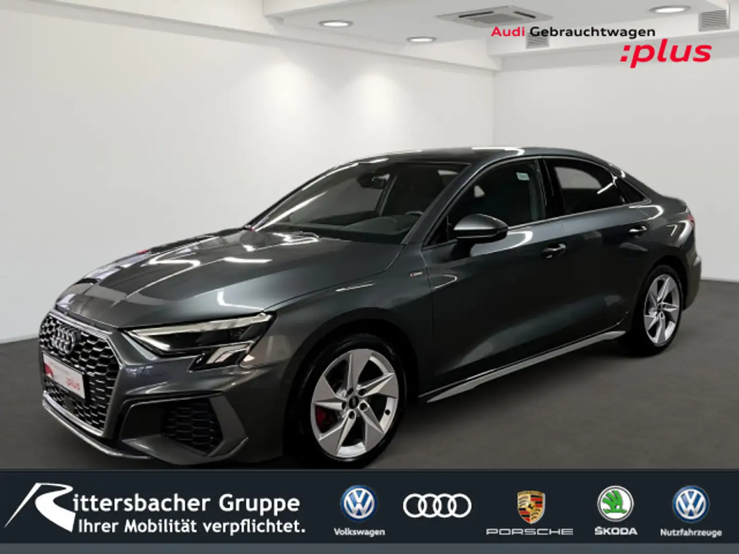 Audi A3 35 TDI s-line LED RFK B&O Gris - 1