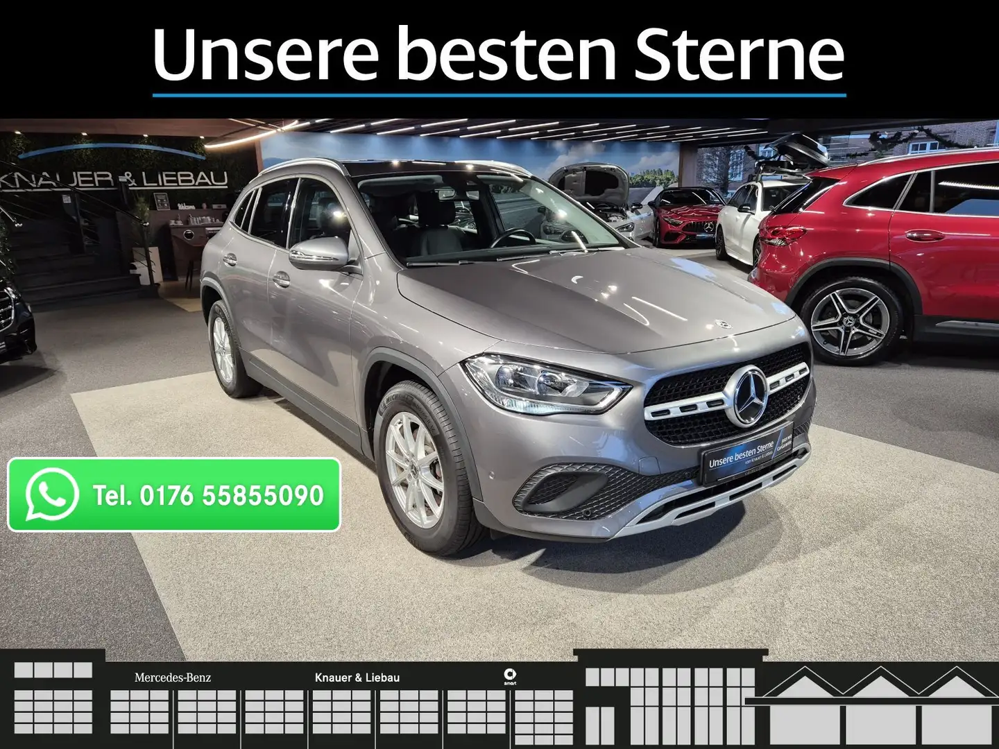 Mercedes-Benz GLA 180 GLA 180d Camera*AHK*DAB*Stzhzg*MBUX*Klima* Grau - 1