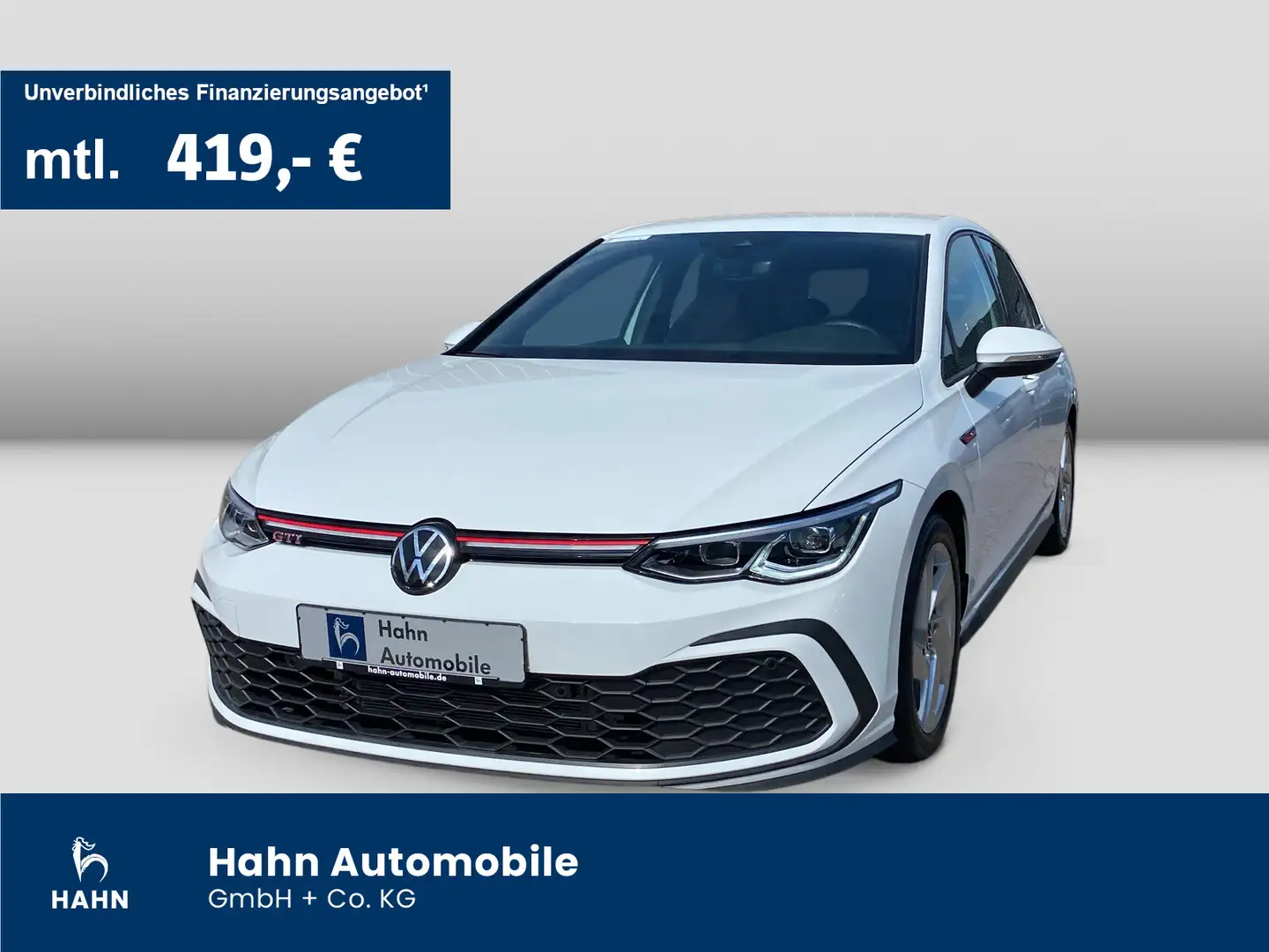 Volkswagen Golf GTI Golf VIII GTI 2.0TSI Einparkh AppConn Climatr Weiß - 1