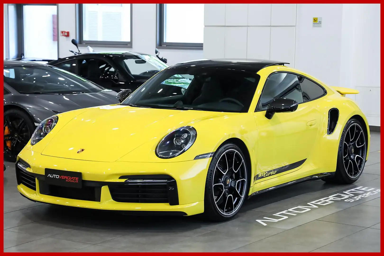 Porsche 992 Turbo Coupé|LIFT|PASM|TETTO|IVA ESP| Жовтий - 1