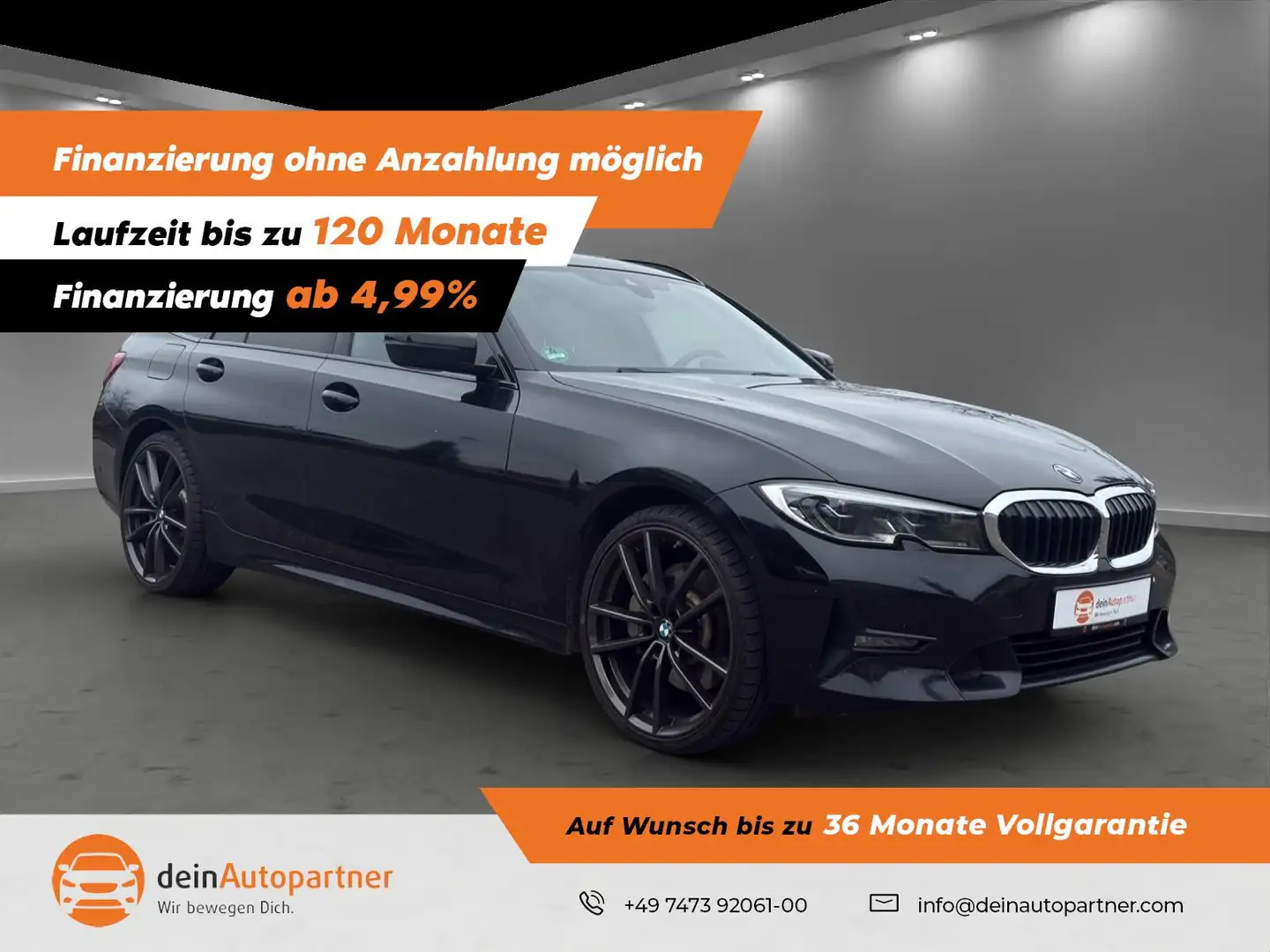 BMW 330 e Sport Line HUD/LED/RFK/SHADOW LINE/ Schwarz - 1