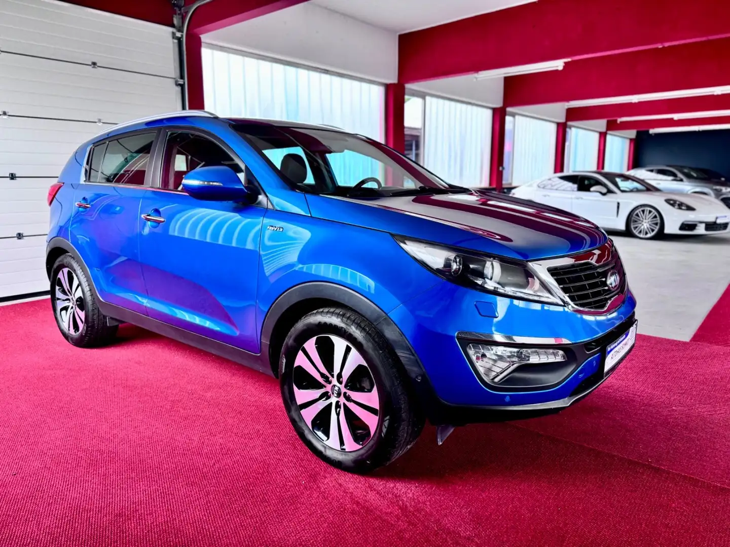Kia Sportage 2.0 CRDi AWD Automatik AHK Kamera Leder Blu/Azzurro - 2