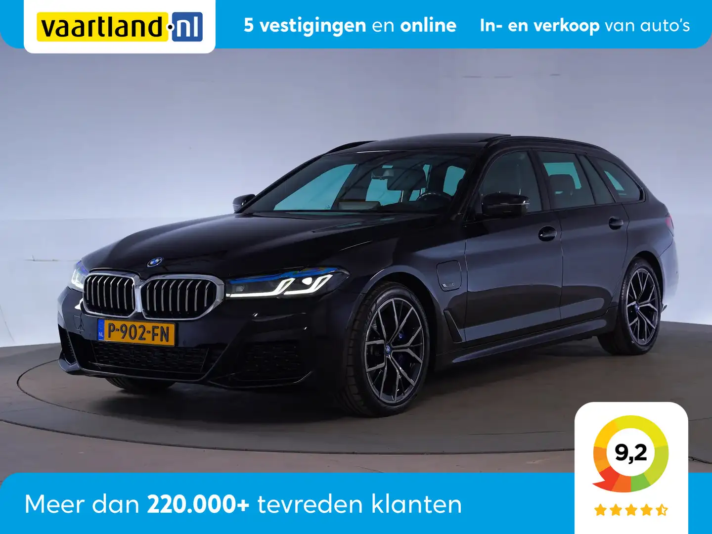 BMW 530 5-serie TOURING 530e M Sport Business Edition Aut. Zwart - 1