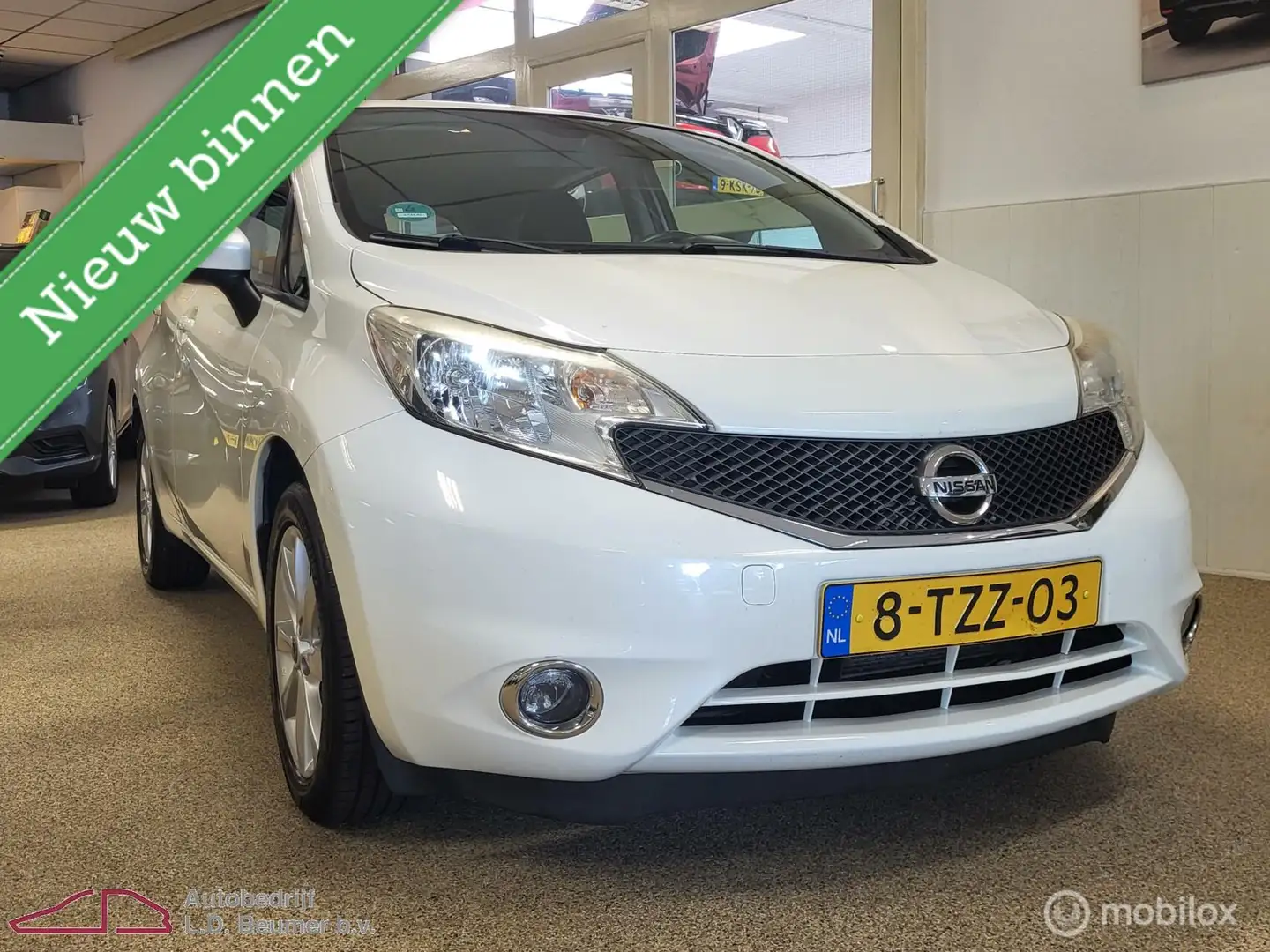 Nissan Note 1.2 DIG-S Connect Edition *NL, NAVI, RIJKLAARPRIJS Wit - 2