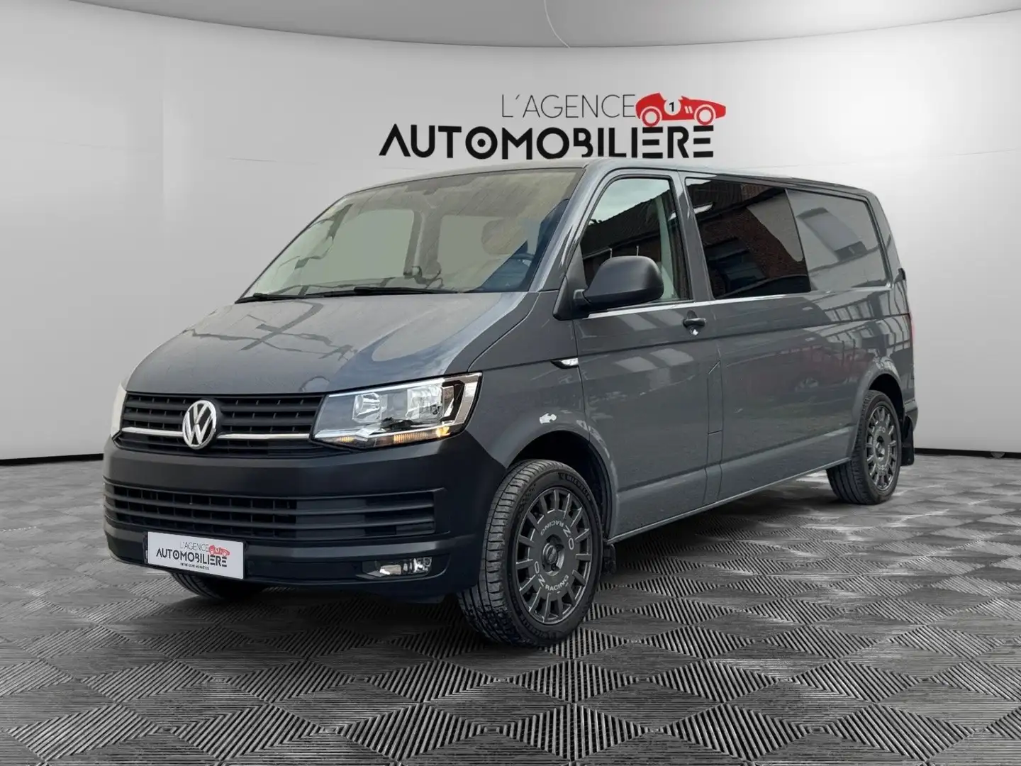 Volkswagen T6 Transporter 2.0 TDi L3H1 Double Cabine Confort Gris - 1