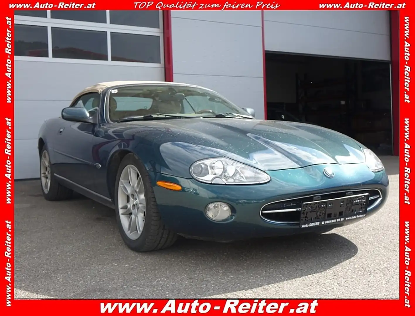 Jaguar XK8 Cabrio *LEDER, SITZHEIZUNG, TEMPOMAT, EL. VERDECK* Verde - 1