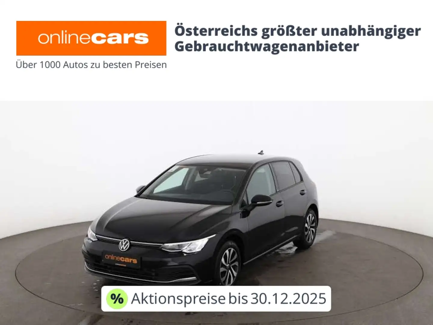 Volkswagen Golf VIII 2.0 TDI Active Aut LED AHK RADAR NAVI Schwarz - 1
