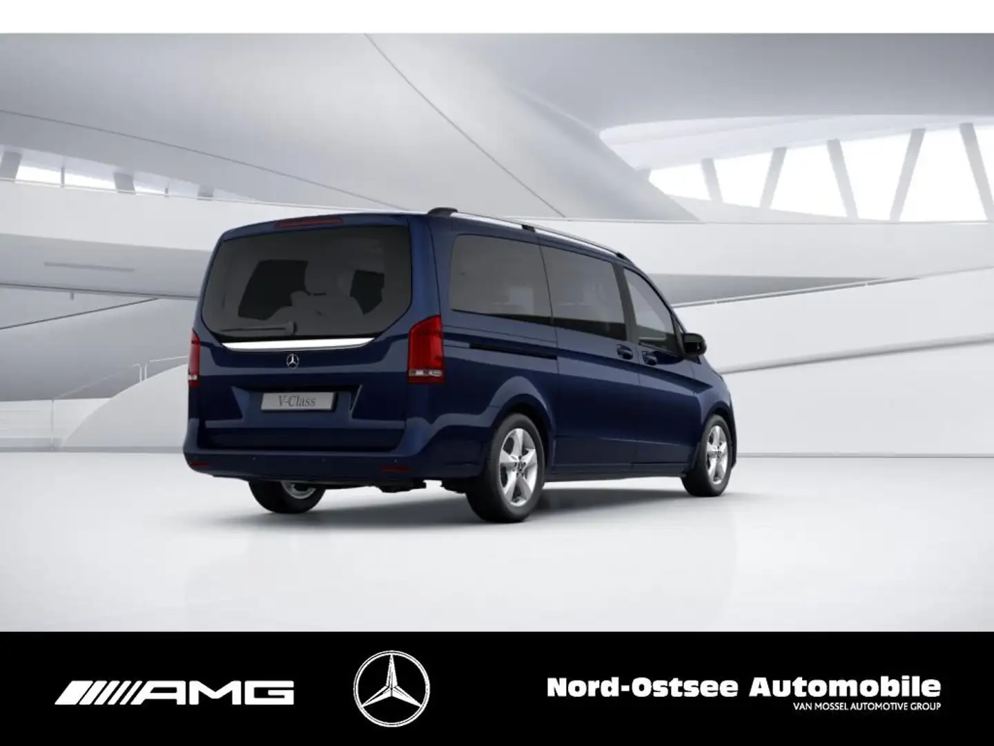 Mercedes-Benz V 250 EDITION LED AHK SHZ NAVI MBUX STHZG KAM Blauw - 2