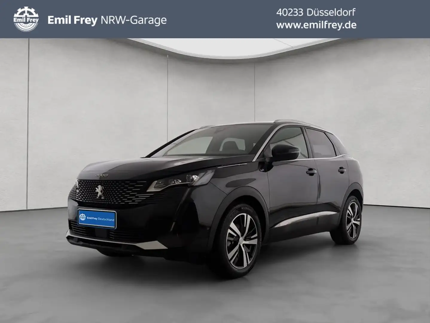 Peugeot 3008 Hybrid 136 e-DSC6 GT AHK+LED+NAVI+SHZ Schwarz - 1