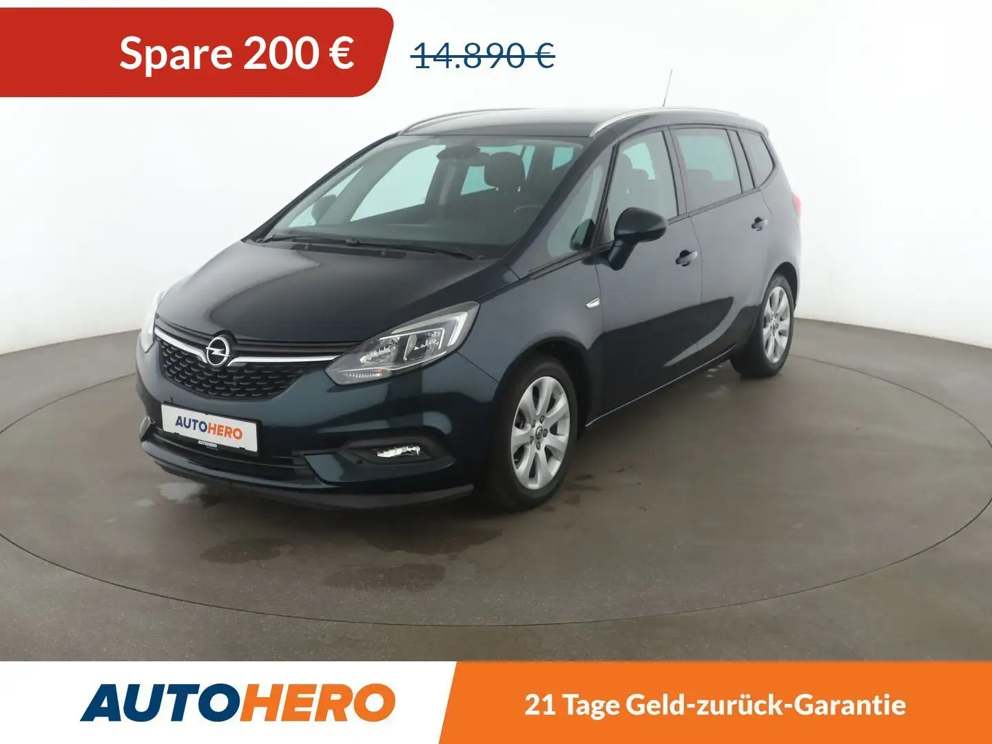 Opel Zafira Tourer 1.4 Turbo Business Edition *TEMPO*CAM*SHZ* Grün - 1