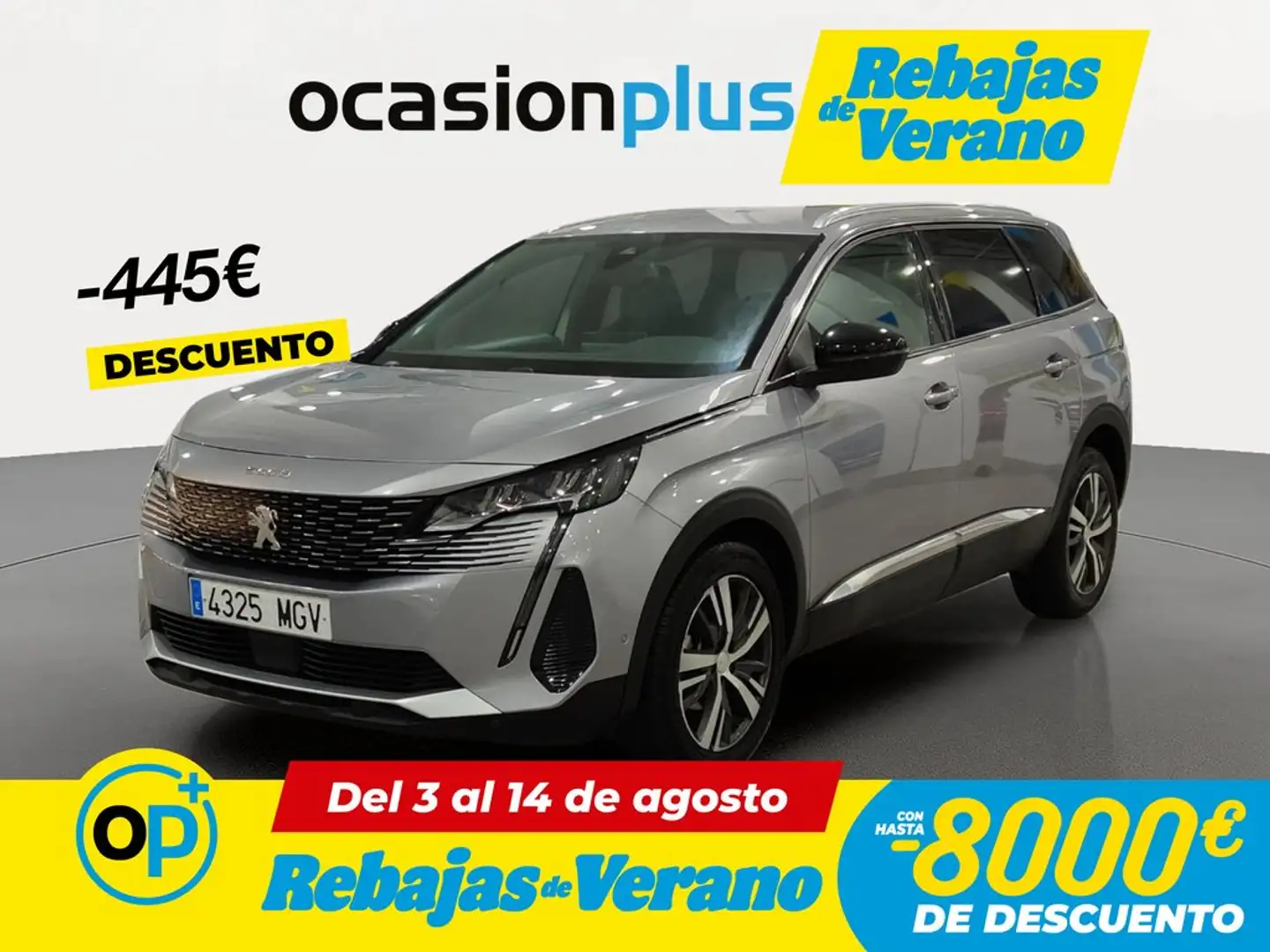Peugeot 5008 1.2 PureTech S&S Allure 7 pl. 130 Gris - 1