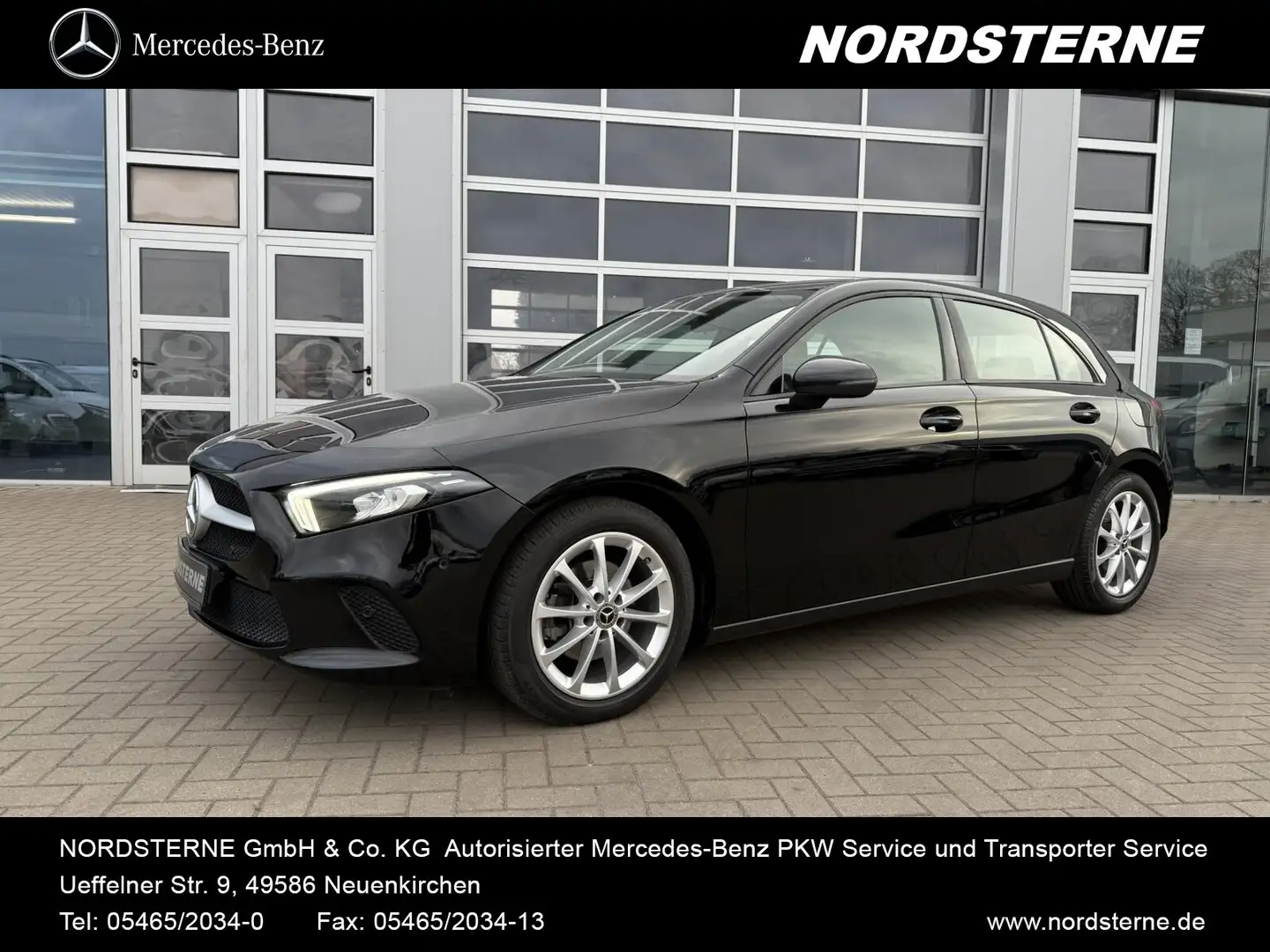 Mercedes-Benz A 180 A 180 MBUX+KLIMA+LED+SPURHALTE+NAVI+PTS+BREMSASS Zwart - 1