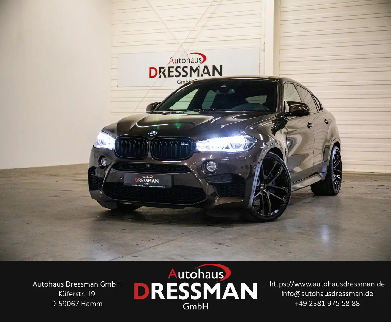 BMW X6 M 360° HARMAN-KARDON STANDHZ. AHK KEYLESS LED Brun - 1