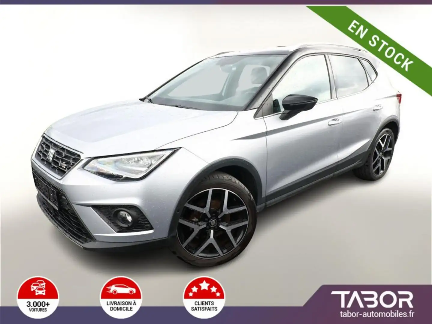 SEAT Arona 1.0 TSI 95 FR GPS ParcAs radars ViCo Argent - 1