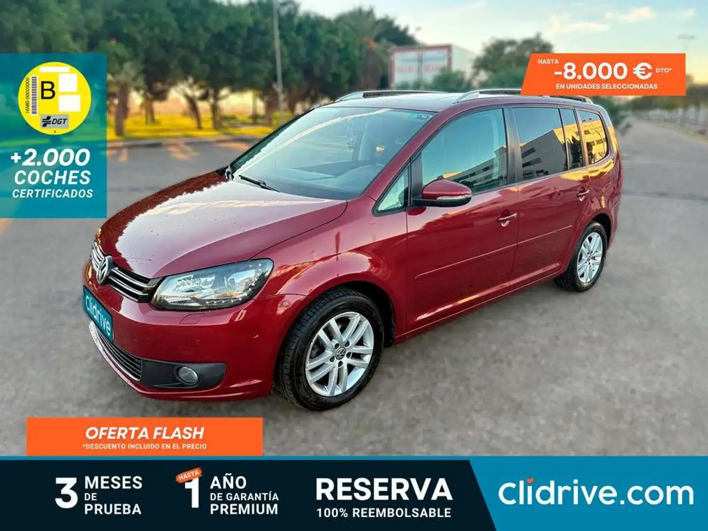 Volkswagen Touran 1.9TDI Advance Burdeos - 1