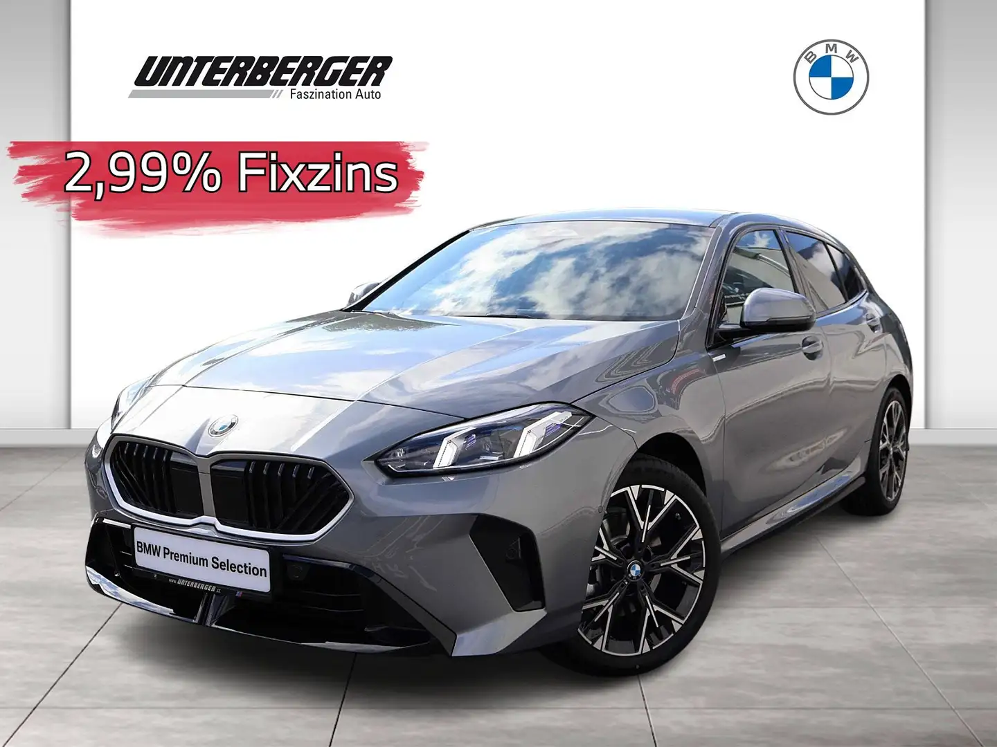 BMW 116 M-Sport-Design Pkt abzüglich Fin Bonus € 1.750,-- Grau - 1
