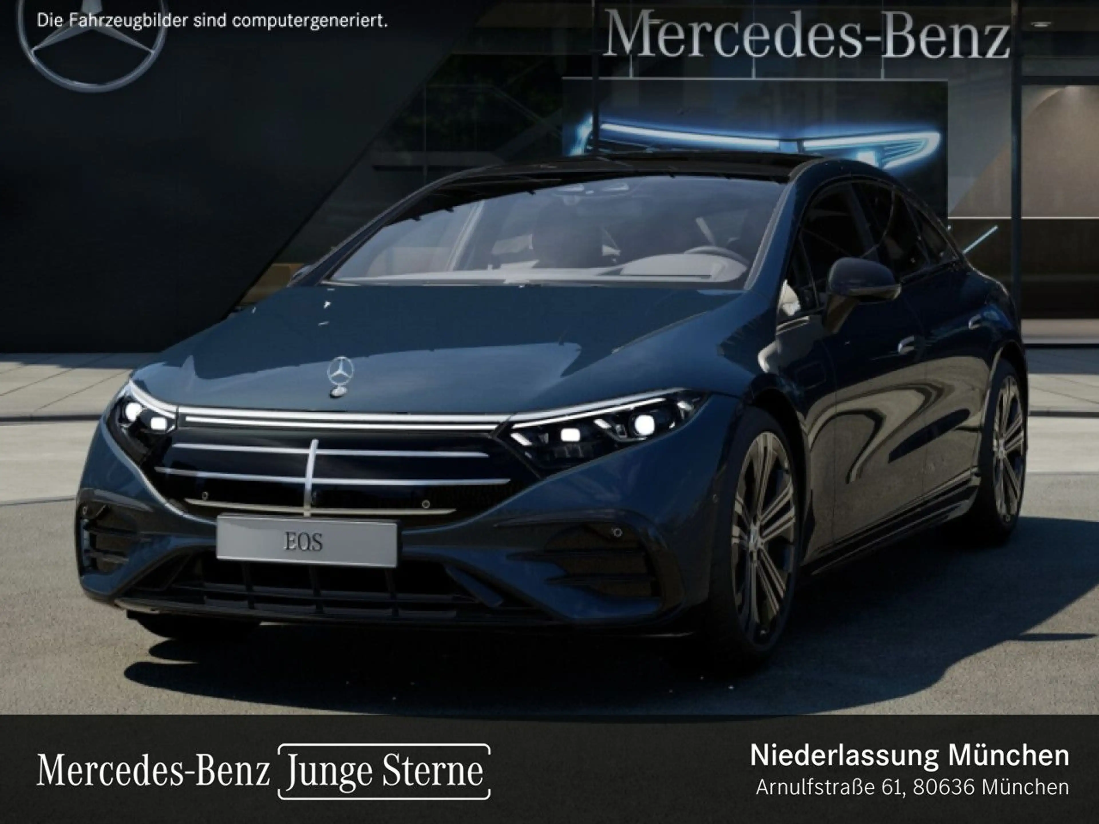 Mercedes-Benz EQS 500 4Matic AMG Airmat Pano Burmester Distr. — photo 2