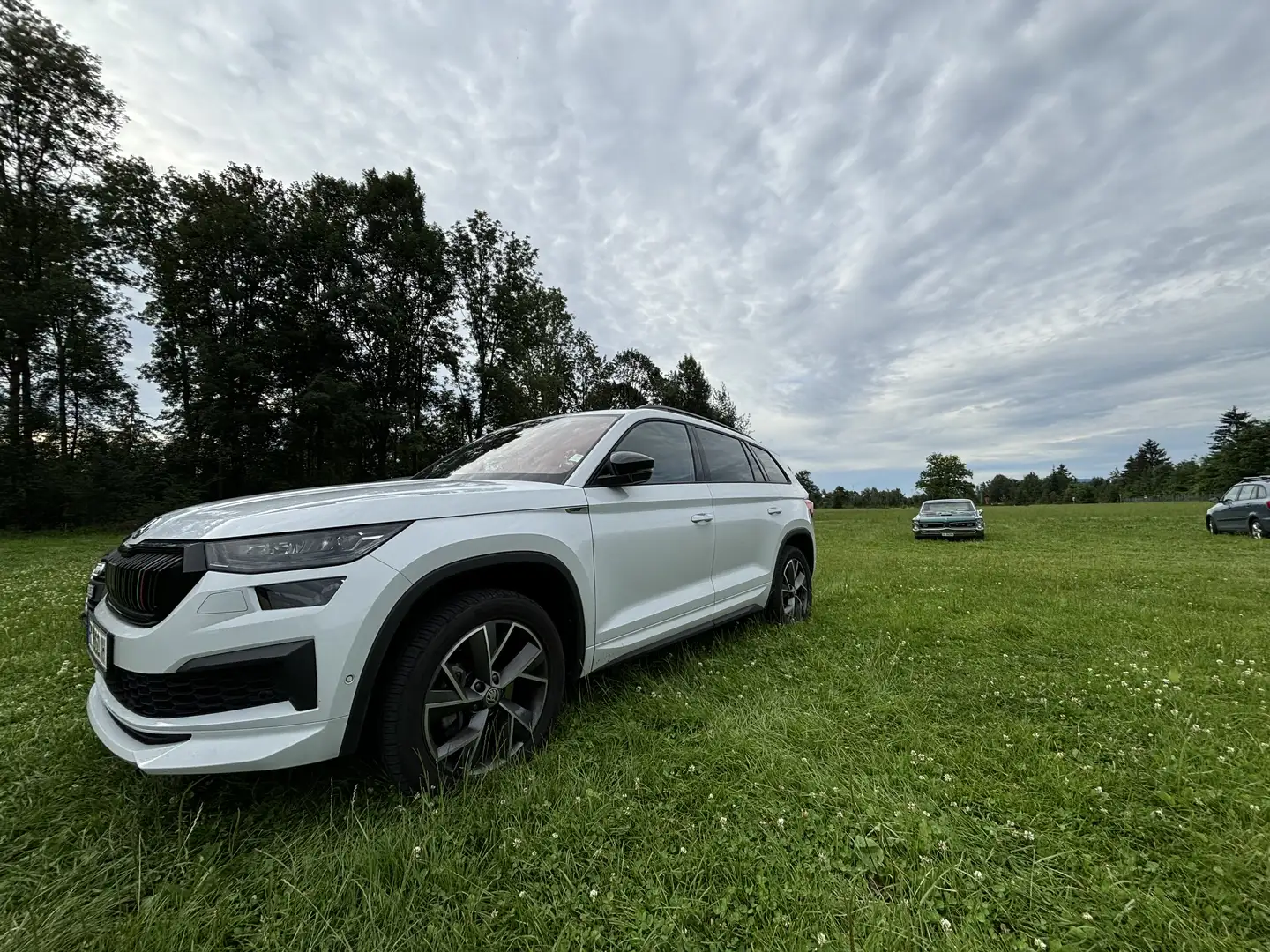 Skoda Kodiaq 2,0 TDI SCR 4x4 Sportline DSG Weiß - 2