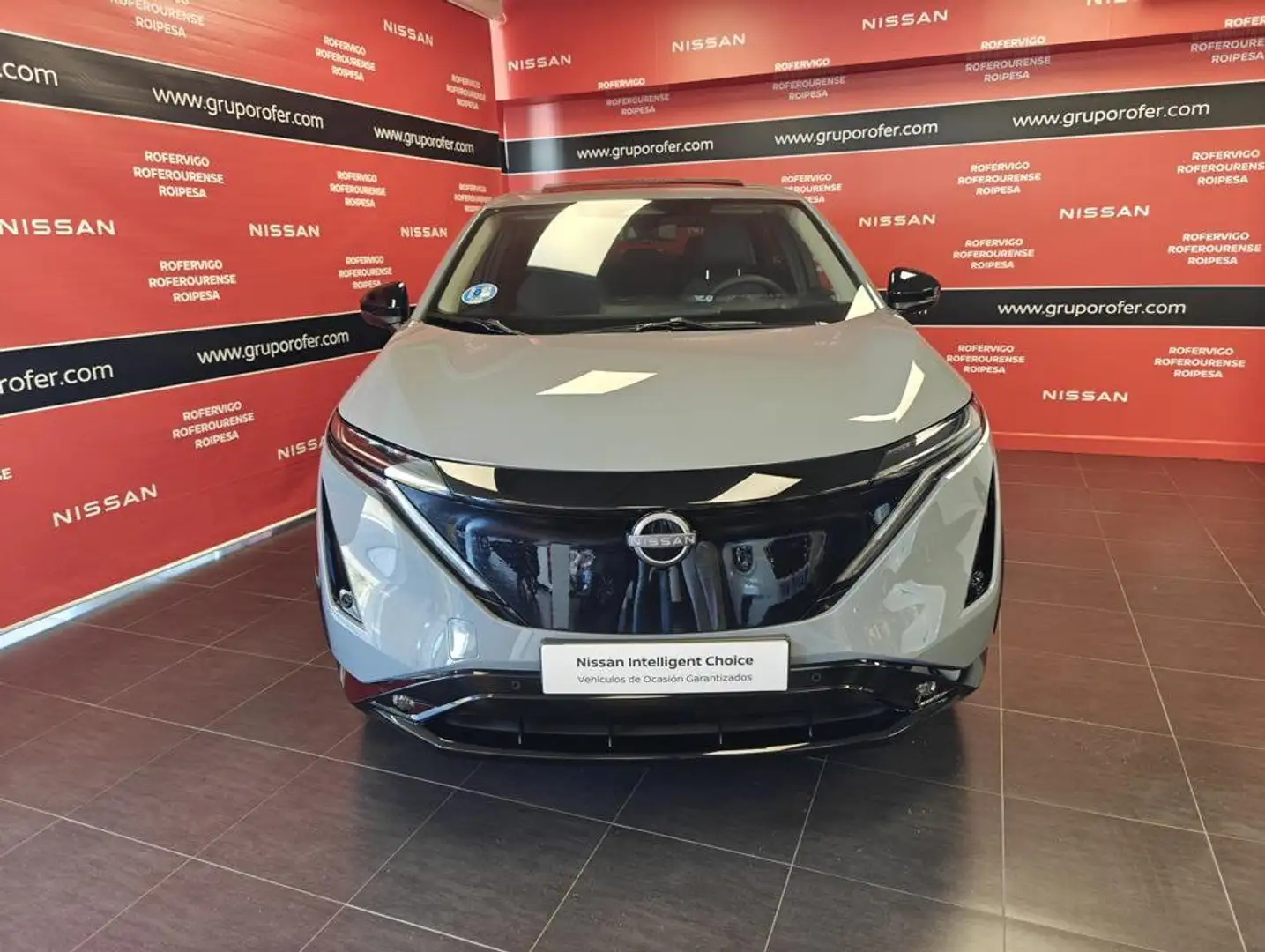 Nissan Ariya 87 kWh 4x2 Evolve CAR. 22kW + Pack Sport Grijs - 2