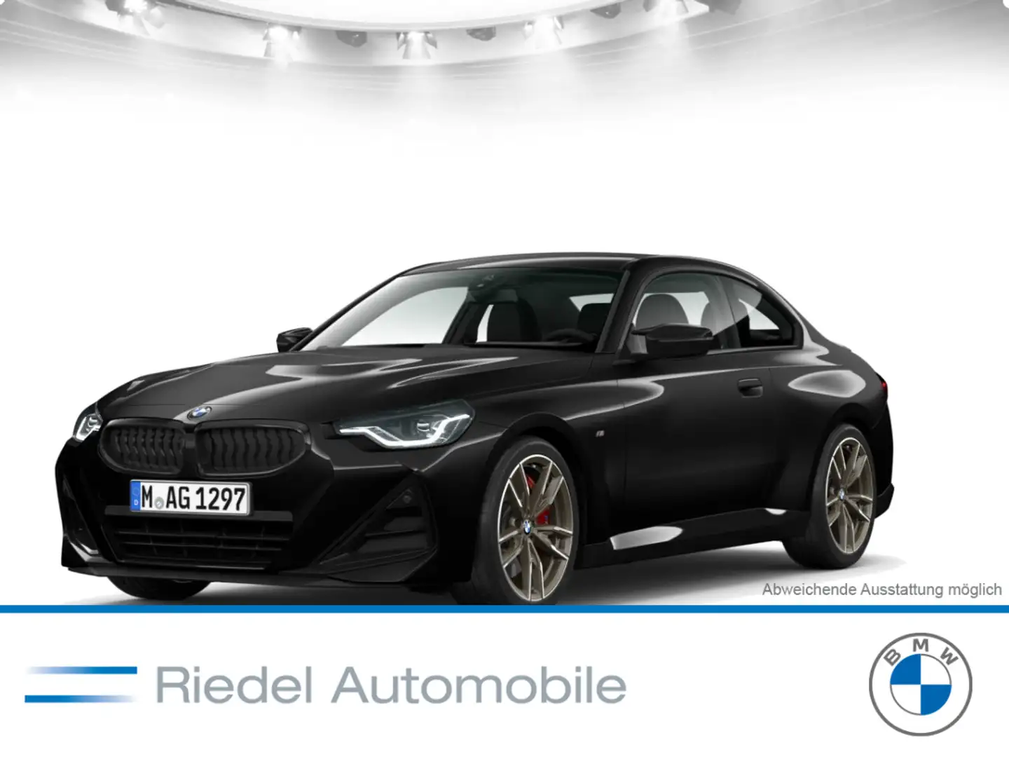 BMW 240 M240i xDrive Coupe M Sportpaket Pro*Navi*adapLED Noir - 1