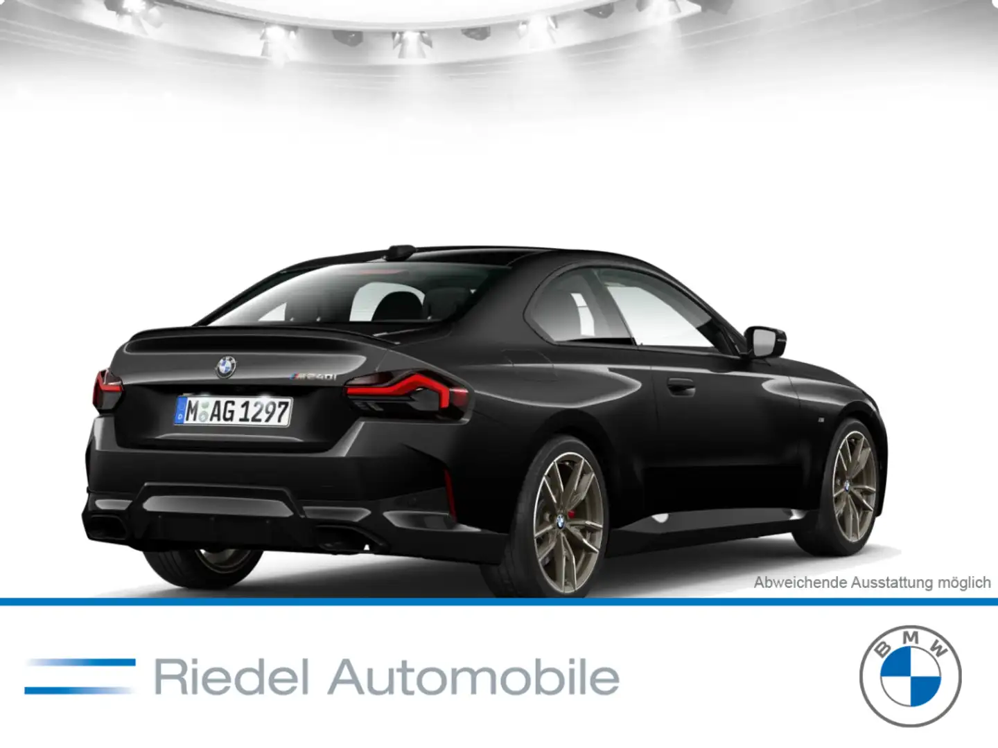 BMW 240 M240i xDrive Coupe M Sportpaket Pro*Navi*adapLED Noir - 2
