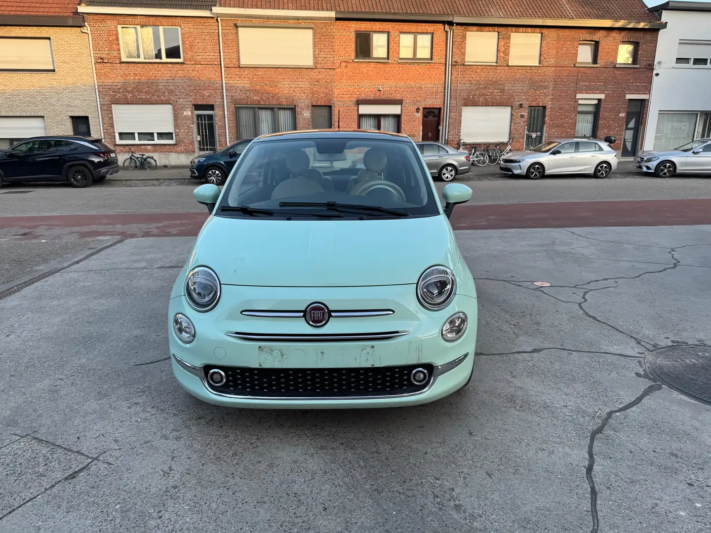 Fiat 500 500 1.3 BENZINE -  VEEL OPTIES - OPEN DAK - PROPER Blauw - 2