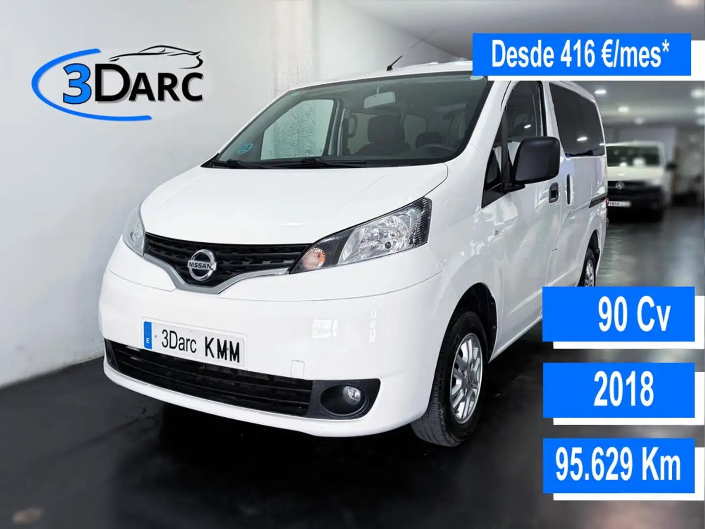 Nissan NV200 Combi 5 1.5dCi Pro Blanco - 1