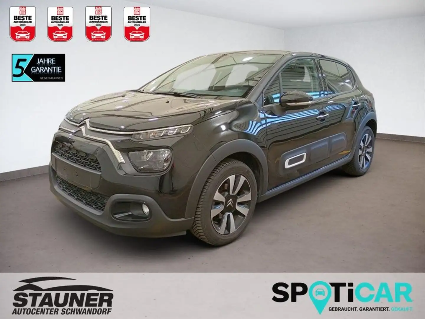 Citroen C3 ORIGIN PureTech S/S AT6 110PS *KAMERA*PDC* Schwarz - 1